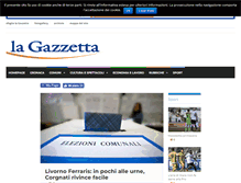 Tablet Screenshot of lagazzetta.info